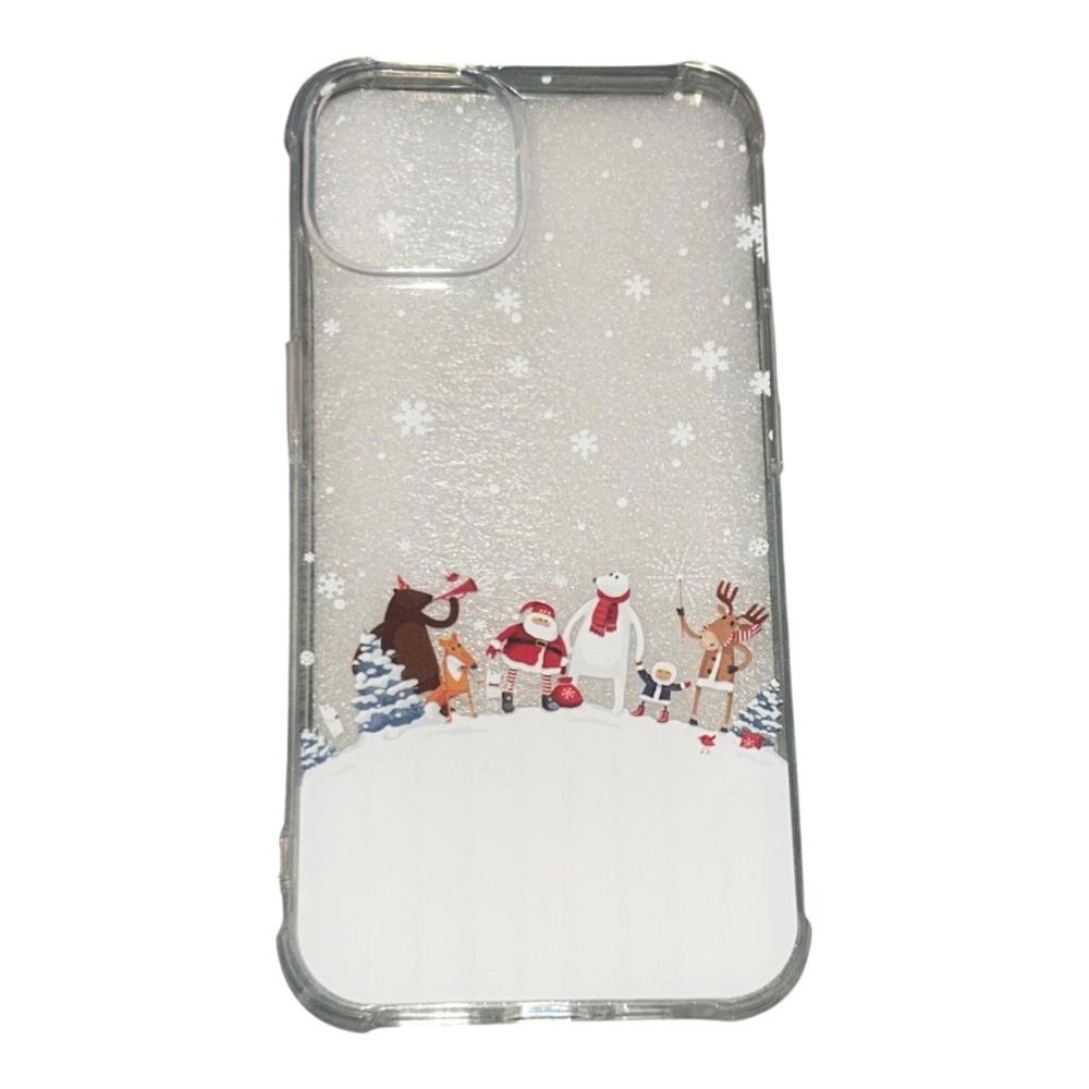 Christmas Santa‎ Reindeer Snowflakes Phone Case Cover